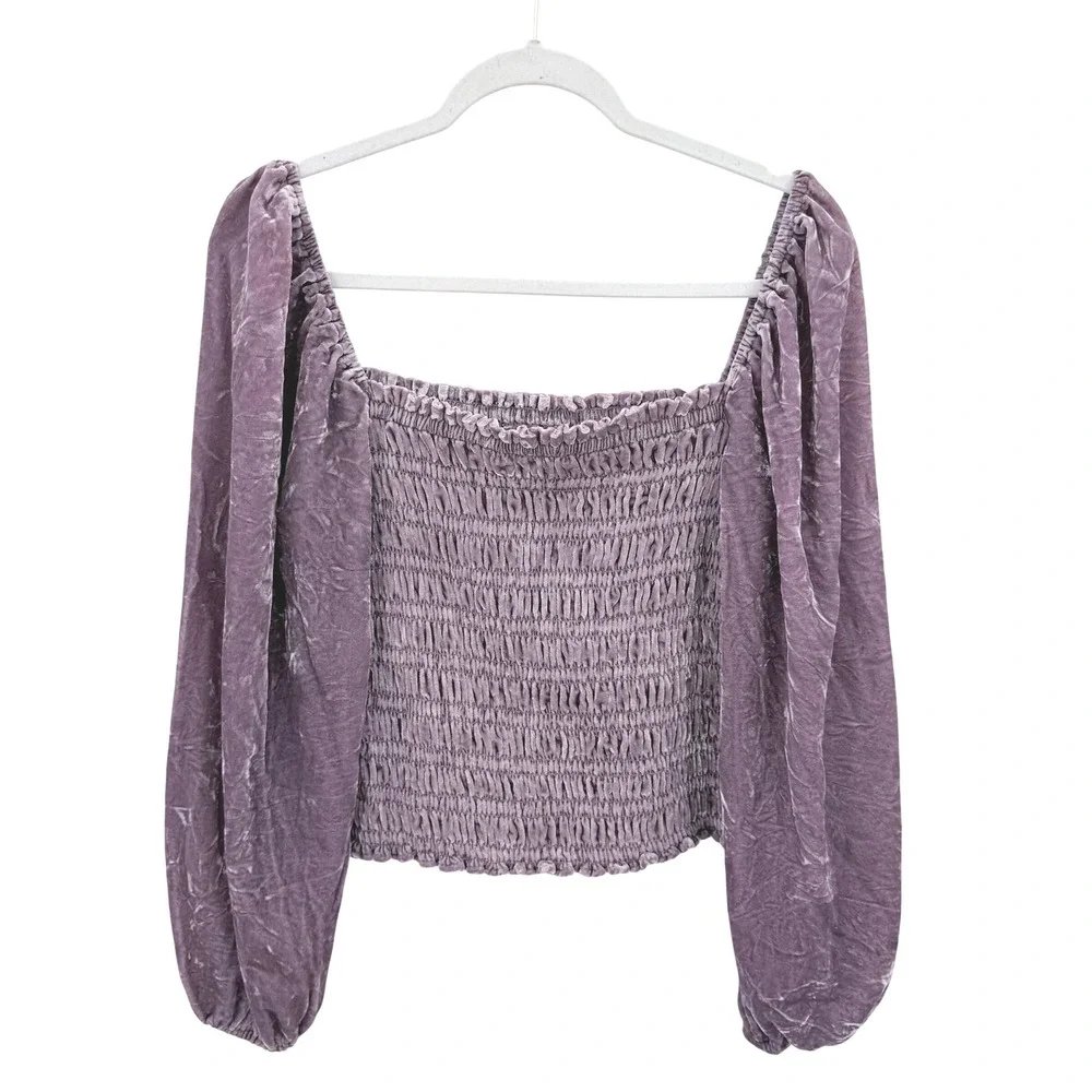 Anthropologie crushed velvet
